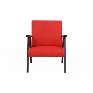 Fotel PRL czerwony